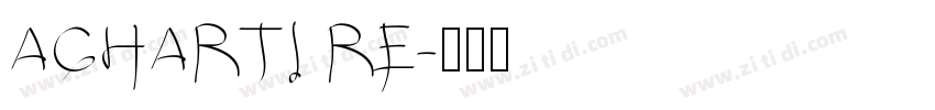 AGHARTI RE字体转换
